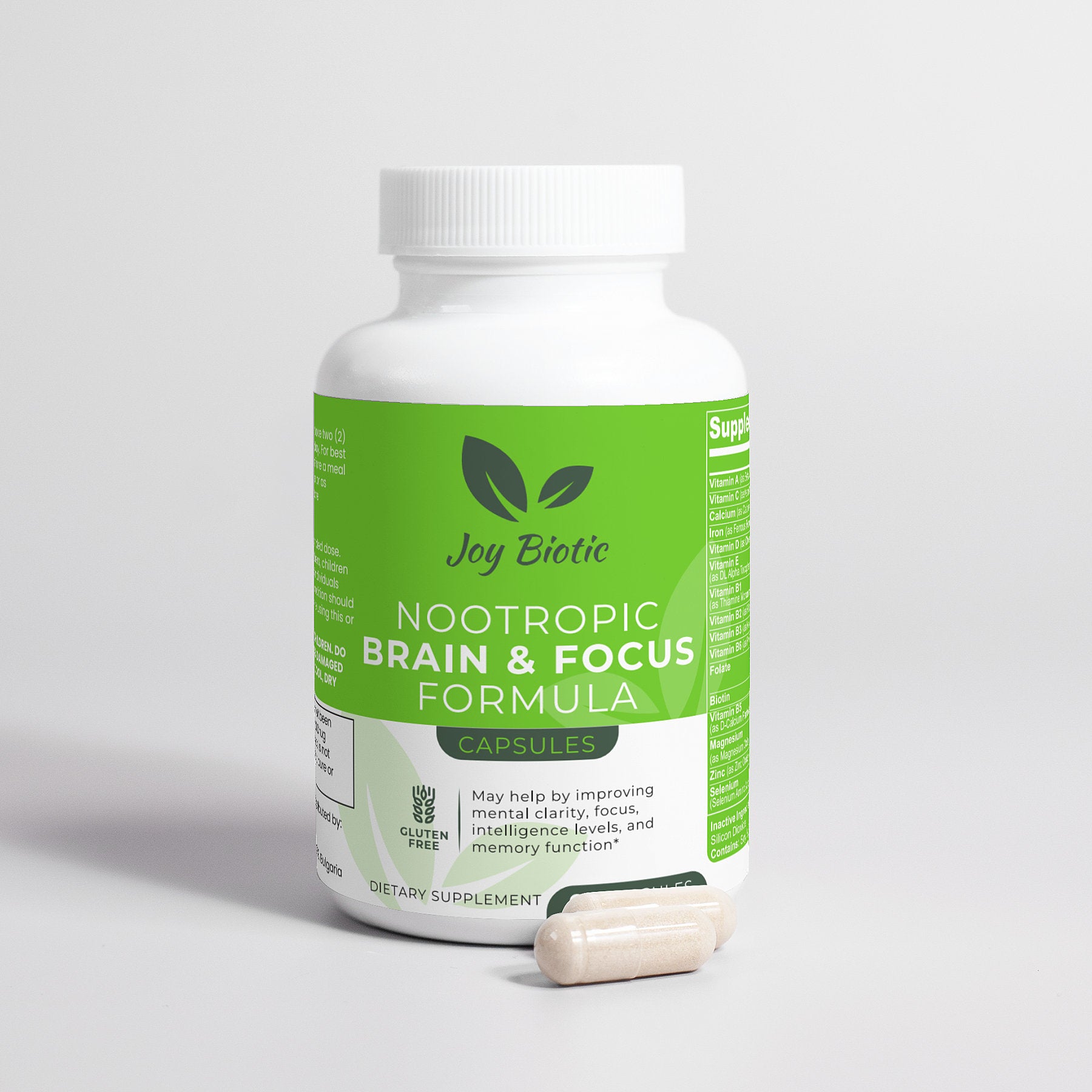 Nootropic Brain Supplement | Brain Focus Formula | Joy Biotic