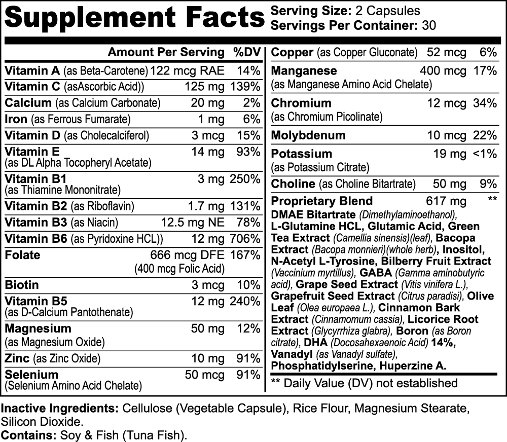 Nootropic Brain Supplement | Brain Focus Formula | Joy Biotic